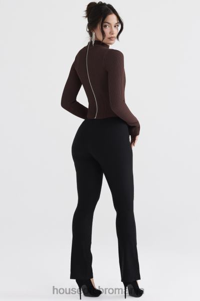 îmbrăcăminte House of CB corset tricotat georgina cacao X4F6832