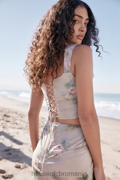 îmbrăcăminte House of CB un corset floral vintage X4F6828