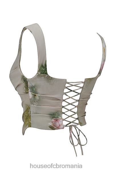 îmbrăcăminte House of CB un corset floral vintage X4F6828