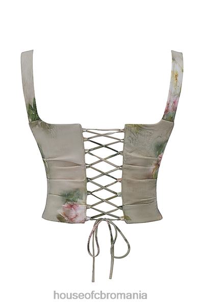 îmbrăcăminte House of CB un corset floral vintage X4F6828