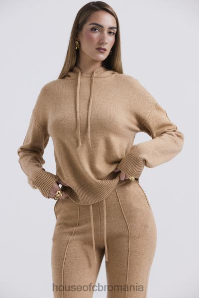 îmbrăcăminte House of CB hanorac jionni camel cashmere amestec X4F68651