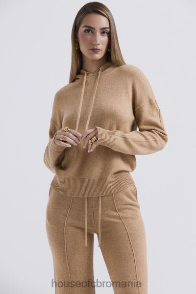 îmbrăcăminte House of CB hanorac jionni camel cashmere amestec X4F68651