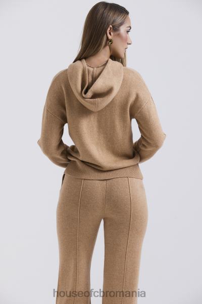 îmbrăcăminte House of CB hanorac jionni camel cashmere amestec X4F68651