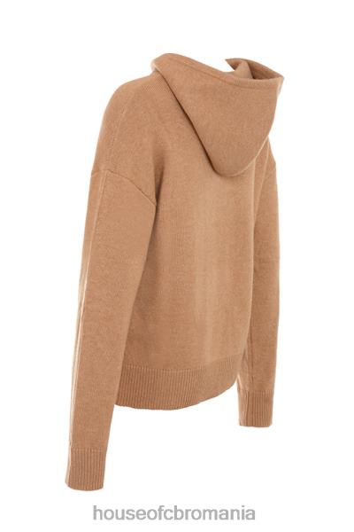 îmbrăcăminte House of CB hanorac jionni camel cashmere amestec X4F68651