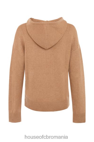 îmbrăcăminte House of CB hanorac jionni camel cashmere amestec X4F68651