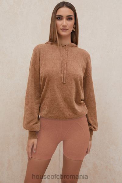 îmbrăcăminte House of CB hanorac lexi toffee slouchy fit X4F68777