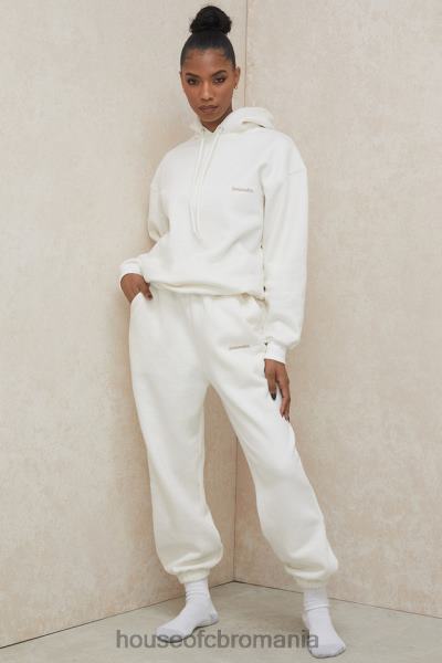 îmbrăcăminte House of CB hanorac supradimensionat halo off white X4F68792