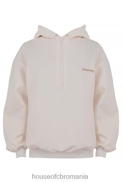 îmbrăcăminte House of CB hanorac supradimensionat halo off white X4F68792