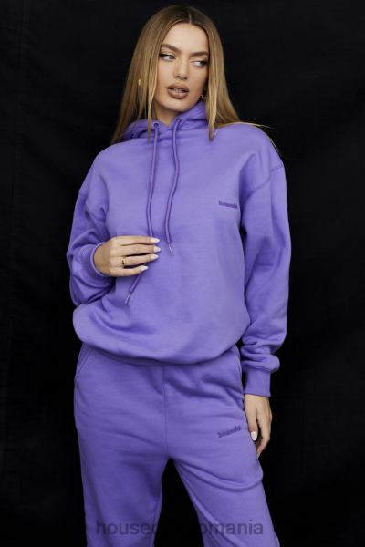îmbrăcăminte House of CB hanorac supradimensionat halo violet X4F68727