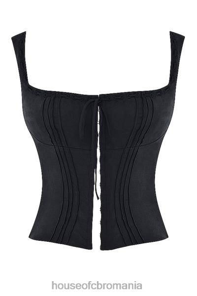 îmbrăcăminte House of CB chicca top negru X4F68679
