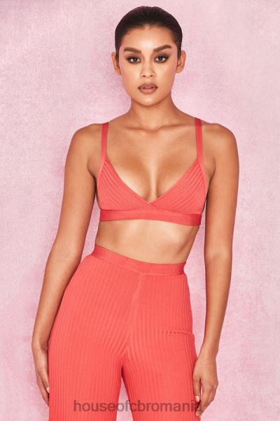 îmbrăcăminte House of CB jae coral bandage bralet top X4F68819
