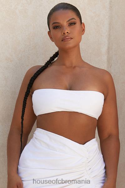 îmbrăcăminte House of CB top bandeau mix de in alb tanice X4F68805