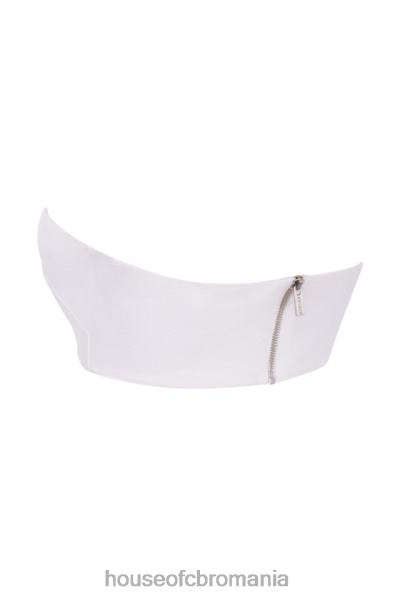 îmbrăcăminte House of CB top bandeau mix de in alb tanice X4F68805