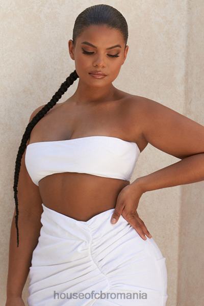 îmbrăcăminte House of CB top bandeau mix de in alb tanice X4F68805