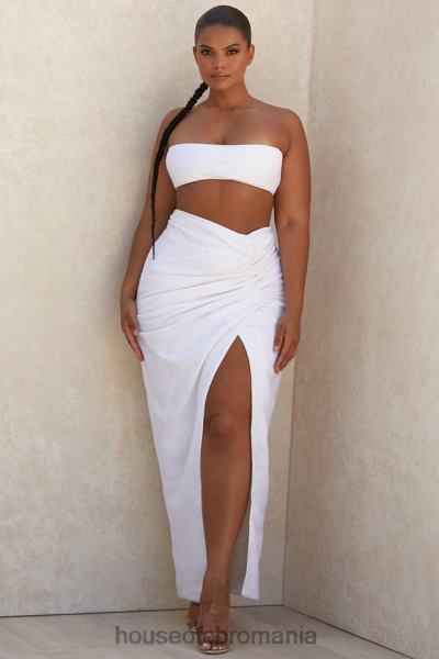 îmbrăcăminte House of CB top bandeau mix de in alb tanice X4F68805