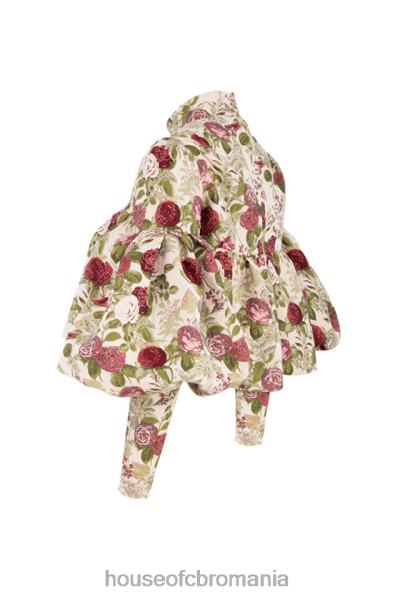 îmbrăcăminte House of CB top cu volane vintage naeve floral X4F68809