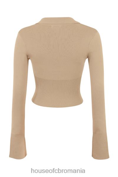 îmbrăcăminte House of CB top din tricot marianne camel X4F68687