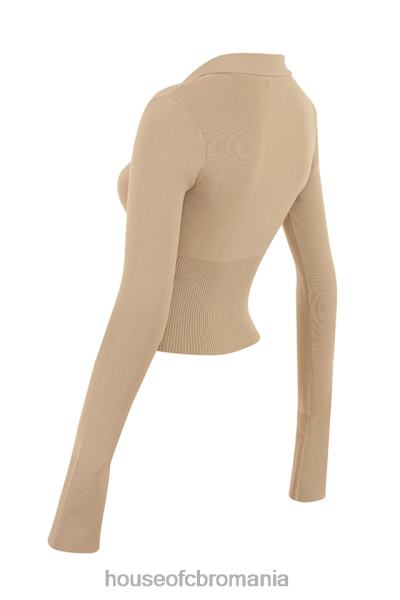 îmbrăcăminte House of CB top din tricot marianne camel X4F68687