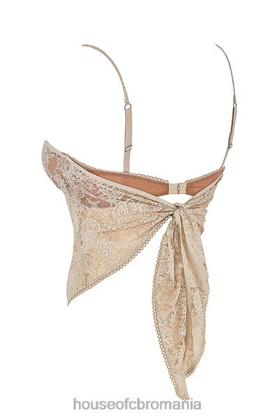îmbrăcăminte House of CB top fernanda crem paisley dantela X4F68702