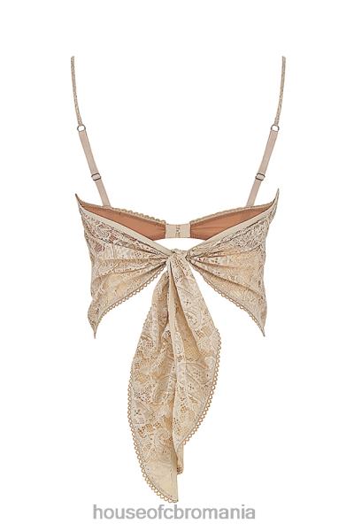 îmbrăcăminte House of CB top fernanda crem paisley dantela X4F68702