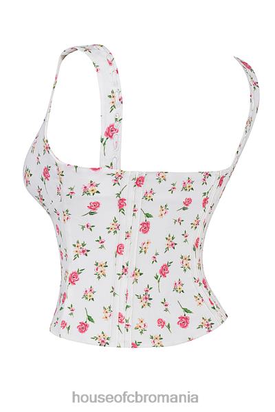 îmbrăcăminte House of CB top floral cu imprimeu chicca rose X4F68677