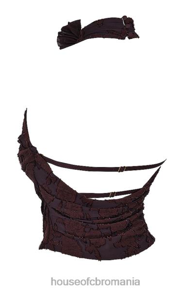 îmbrăcăminte House of CB top kyra cacao X4F68661