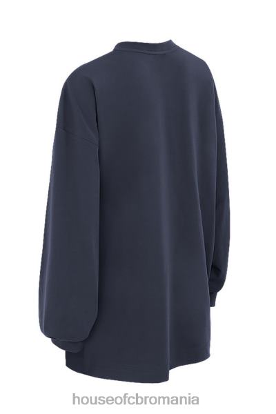 îmbrăcăminte House of CB top strata bleumarin cu mânecă lungă X4F68787