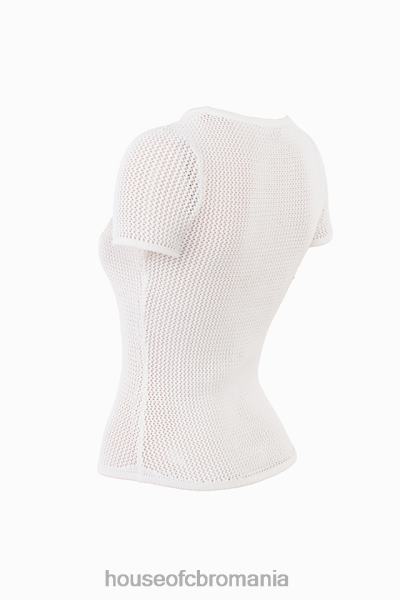 îmbrăcăminte House of CB top tricot alb yves X4F68672