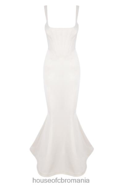 nunti House of CB Rochie de mireasa sirena din satin fildes estelle - editie limitata X4F681159