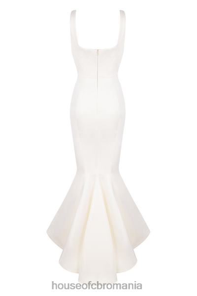 nunti House of CB Rochie de mireasa sirena din satin fildes estelle - editie limitata X4F681159