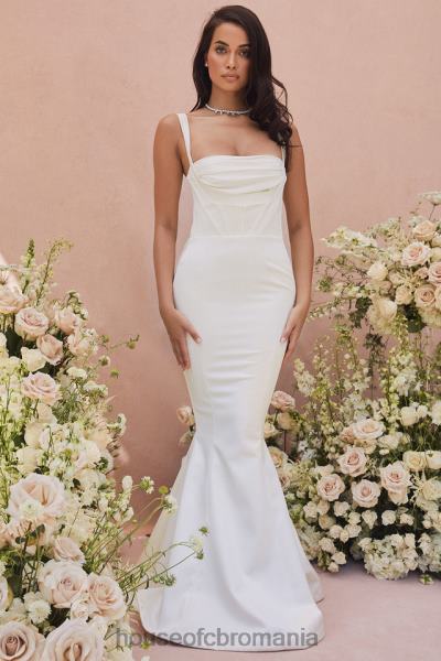 nunti House of CB rochie de mireasa corset balconette ivoire francoise - editie limitata X4F681161