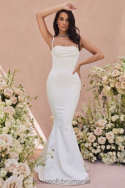 nunti House of CB rochie de mireasa corset balconette ivoire francoise - editie limitata X4F681161