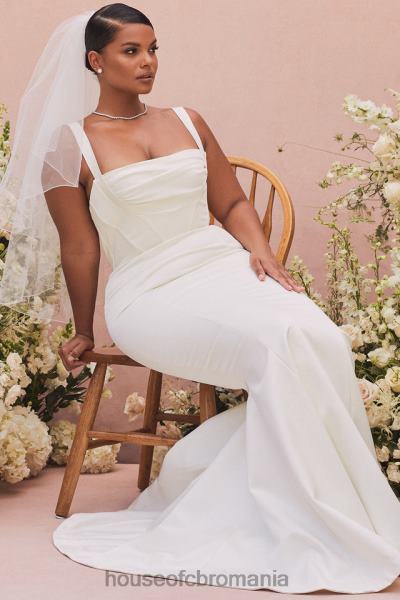 nunti House of CB rochie de mireasa corset balconette ivoire francoise - editie limitata X4F681161