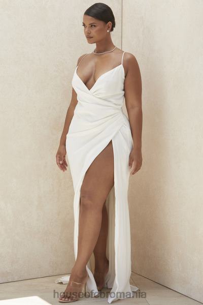 nunti House of CB rochie de mireasa cu bretele gigi ivory - editie limitata X4F681163