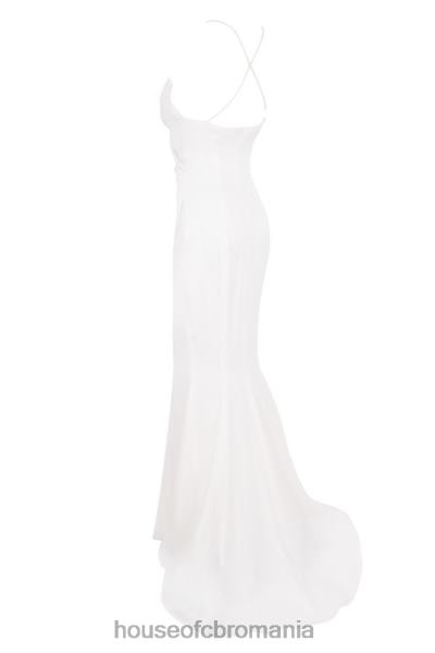 nunti House of CB rochie de mireasa cu bretele gigi ivory - editie limitata X4F681163