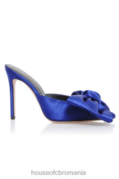pantofi House of CB Mulți cu arc supradimensionat beaubelle albastru cobalt X4F681099