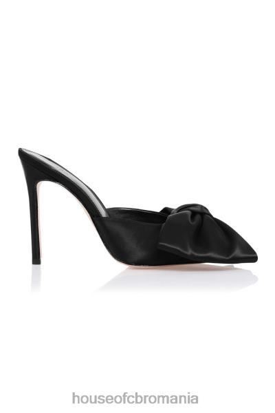 pantofi House of CB catâri cu arc supradimensionat beaubelle negri X4F681103