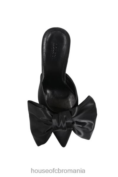 pantofi House of CB catâri cu arc supradimensionat beaubelle negri X4F681103