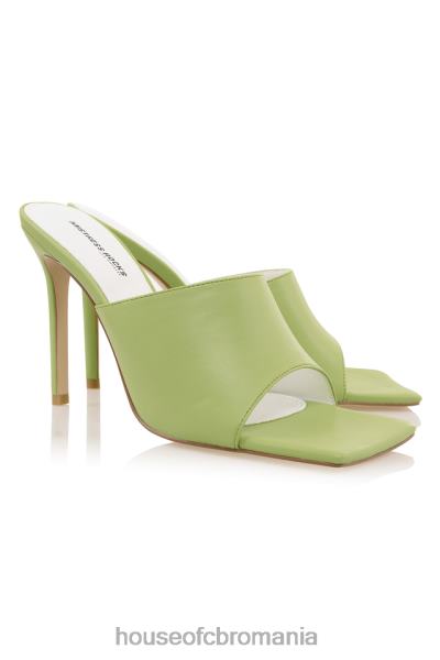 pantofi House of CB stăpână stânci scena de vis lime varf pătrat catâri X4F681074