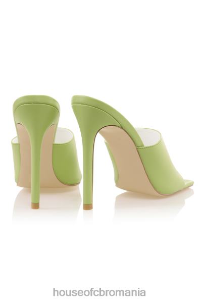 pantofi House of CB stăpână stânci scena de vis lime varf pătrat catâri X4F681074