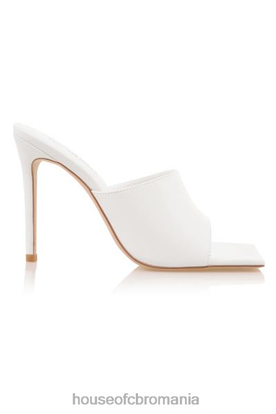 pantofi House of CB stăpână stânci scena de vis mulii albi cu vârful pătrat X4F681083