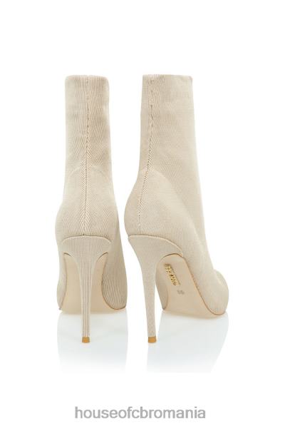 pantofi House of CB sakura stone bandage botine glezne coaste X4F681117